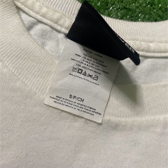 Vintage 90s Quicksilver Yacht Party Captain Bikini Babes White Sailing Tee Small - Picture 5 of 6